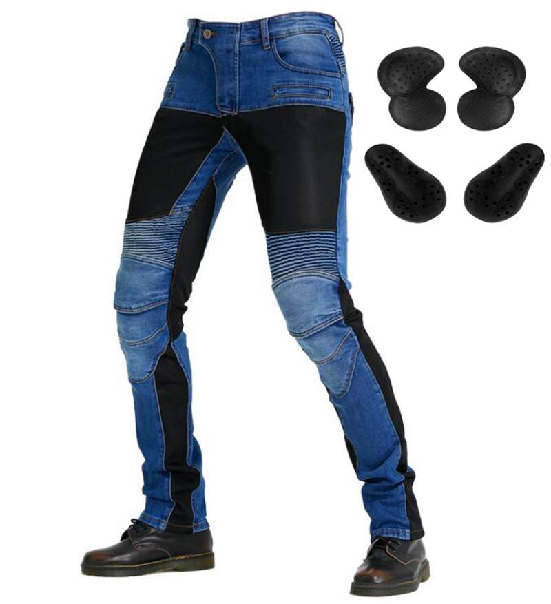 Motorcycle Gear Jeans - Men Motorcycle Pants Aramid Motorcycle Jeans