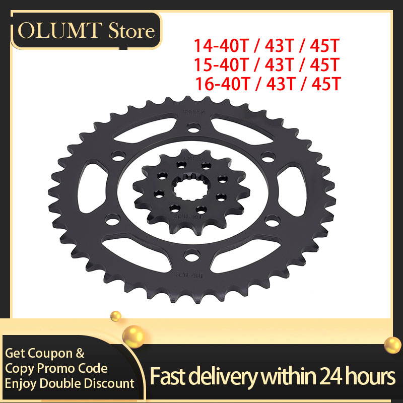 520 Chain 14T 15T 16T 43T 45T  - огляд і ціна Motorcycle Gear Usa