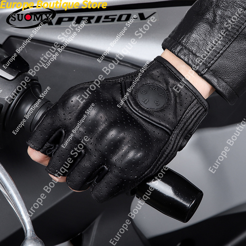 Retro Half Finger Motorcycle G - огляд і ціна Motorcycle Gear For Women