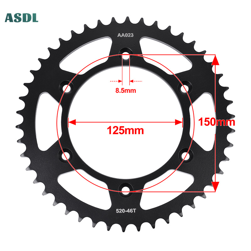 520 Motorcycle Front Rear Gear - огляд і ціна Motorcycle Gear Usa