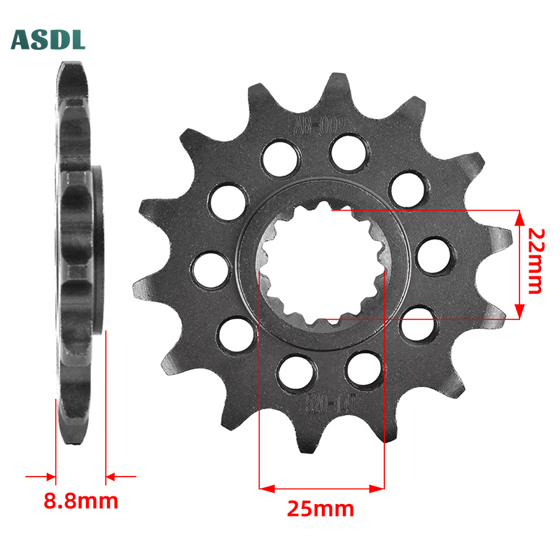 520 Motorcycle Front Rear Gear - огляд і ціна Motorcycle Gear Usa