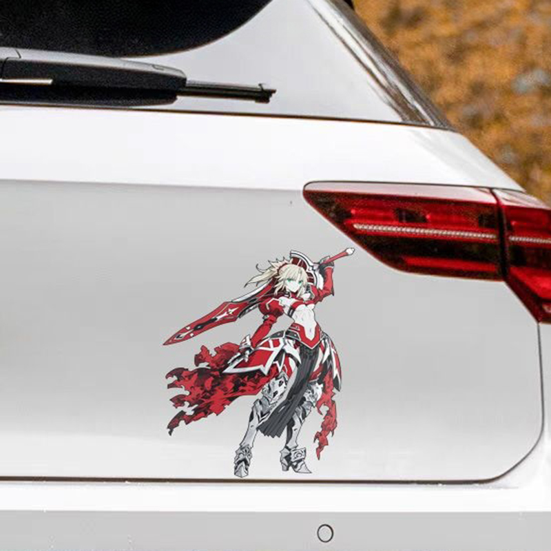 Fate Mordred Car Stickers Anim - огляд і ціна Motorcycle Gear Auto