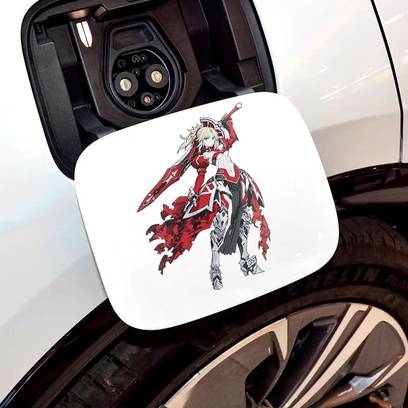 Fate Mordred Car Stickers Anim - огляд і ціна Motorcycle Gear Auto