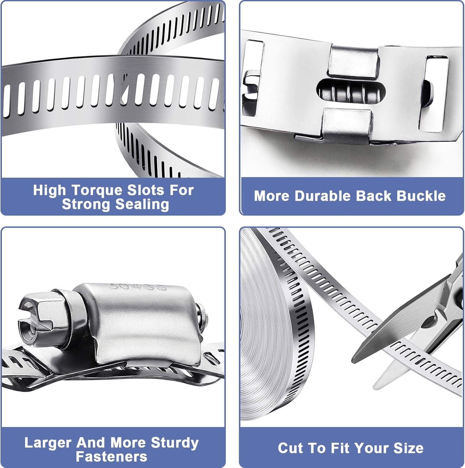 304 Stainless Steel Hose Clamp - огляд і ціна Motorcycle Gear Auto