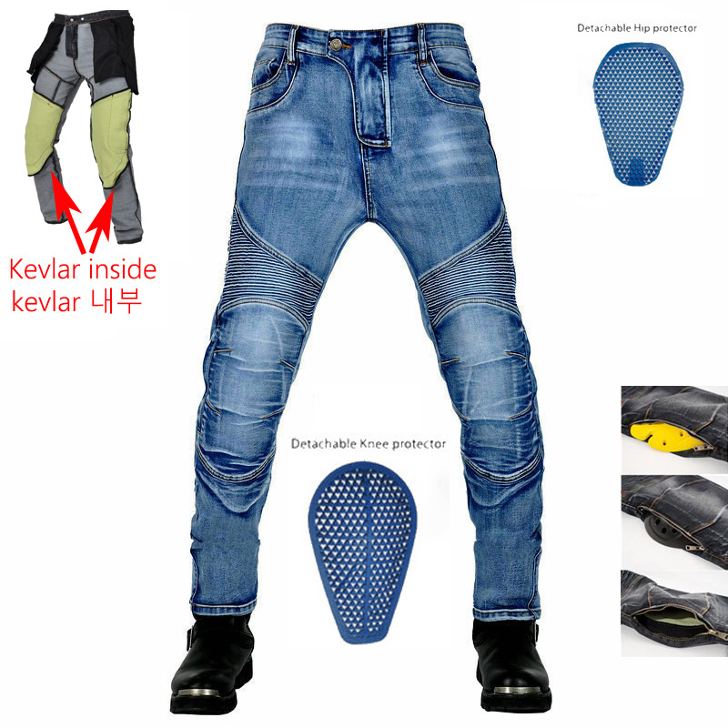 Men Motorcycle Pants Larger Ar - огляд і ціна Motorcycle Gear Jeans