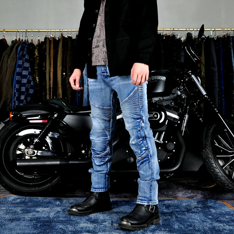 Men Motorcycle Pants Larger Ar - огляд і ціна Motorcycle Gear Jeans