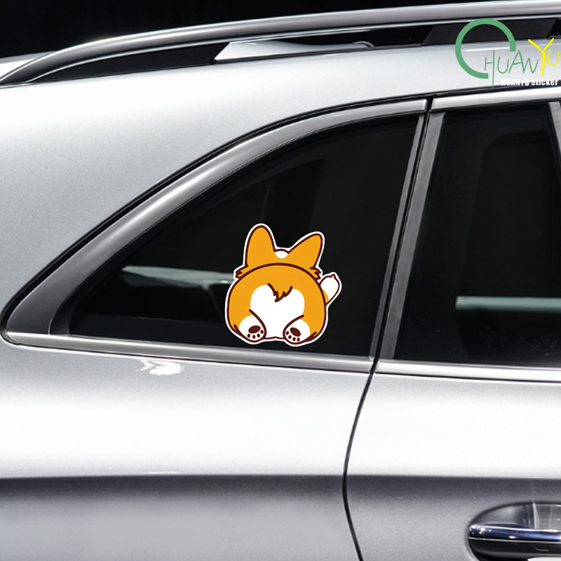Car Cartoon Car Sticker Corgi  - огляд і ціна Motorcycle Gear Auto
