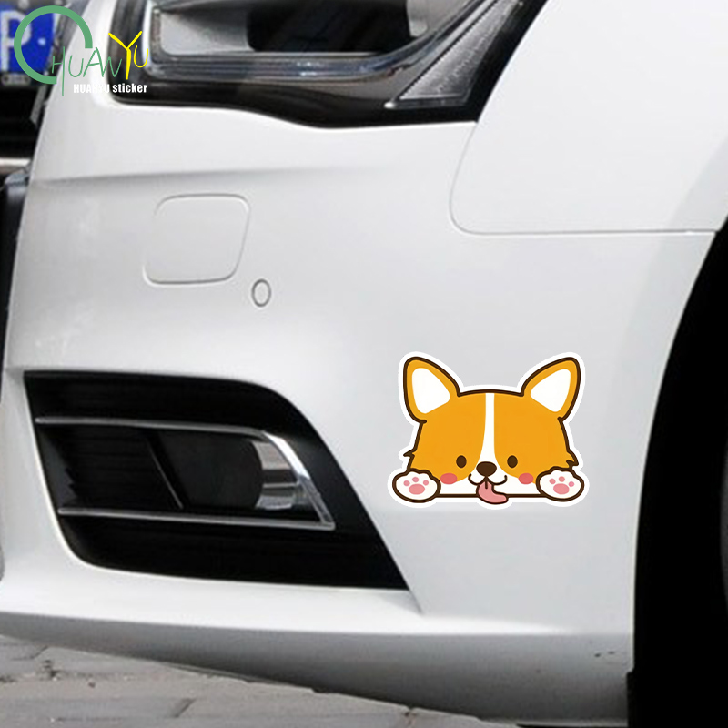Car Cartoon Car Sticker Corgi  - огляд і ціна Motorcycle Gear Auto