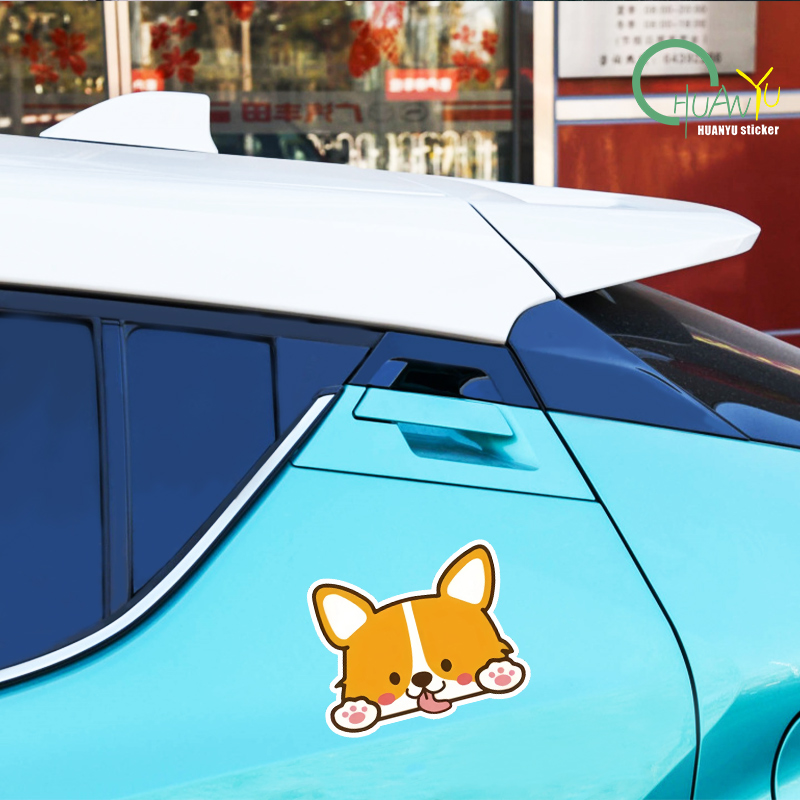 Car Cartoon Car Sticker Corgi  - огляд і ціна Motorcycle Gear Auto