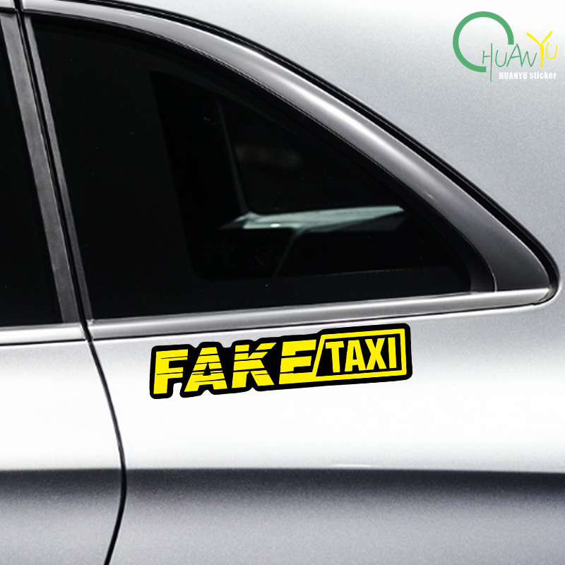Yellow Fake Taxi Logo Pvc Wate - огляд і ціна Motorcycle Gear Auto