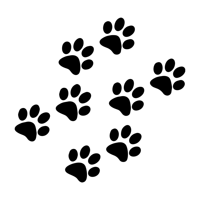 1pc Cat Paw Print Car Sticker  - огляд і ціна Motorcycle Gear Auto